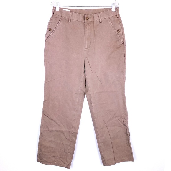 Orvis Men Pant 100% Cotton Brown Size 32 (32x29) - Picture 1 of 6
